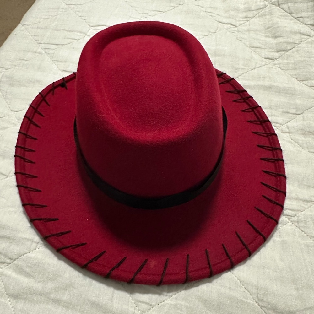 Outback Trading Co DURANGO 100% Wool Red Hat Small Jessie Toy Story - Picture 3 of 7